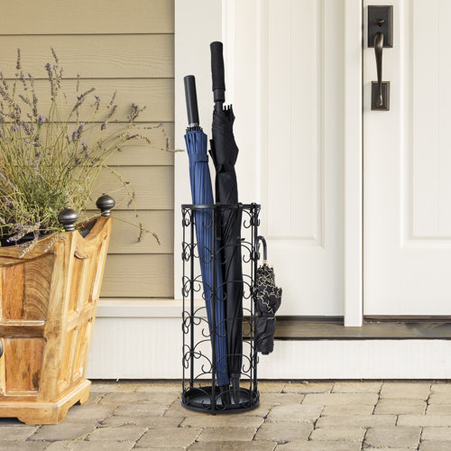 Rebrilliant Makynley Steel Freestanding Umbrella Stand Wayfair